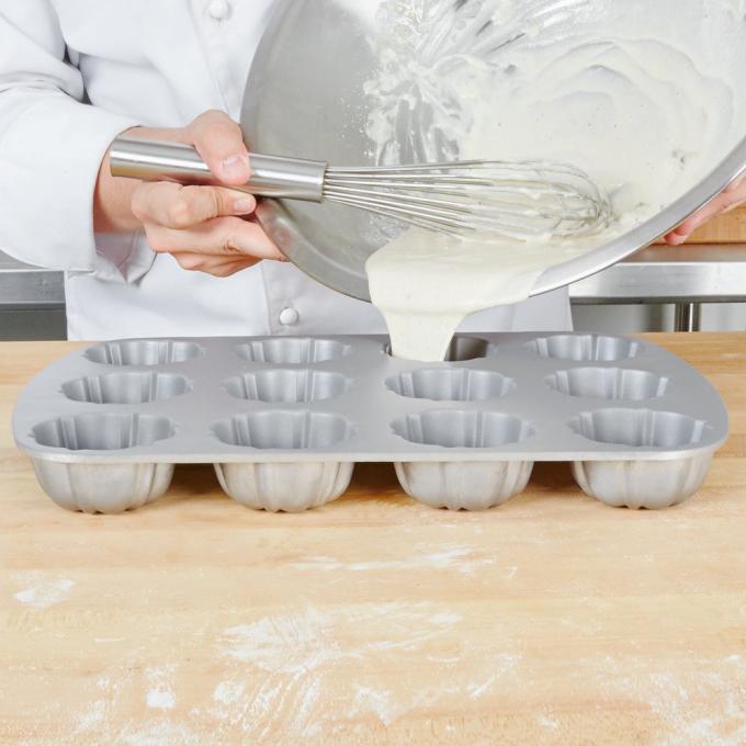 Foodservice NSF 12 Muffin αργιλίου Bundtlette διαμερισμάτων εμπορικός βαθμός 1 RK Bakeware Κίνα τηγανιών κέικ