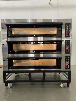 300c ηλεκτρικός φούρνος 40x60cm μπισκότο 3 γέφυρα 9 γεφυρών φούρνος δίσκων