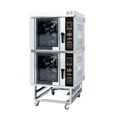 Yasur οι Δέκα Fryer αέρα δίσκων φούρνος 40X60cm μεταφοράς πίσσες Croissant μπισκότων 2X9.5Kw