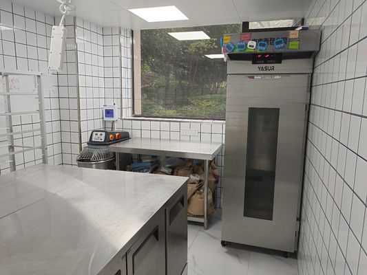 Το Yasur 40 δίσκοι φθάνει στη ζύμη Proofer 40X60cm πιτσών τύπων στη γεννήτρια ατμοπλοίων τύπων πλυσίματος αέρα 2kw