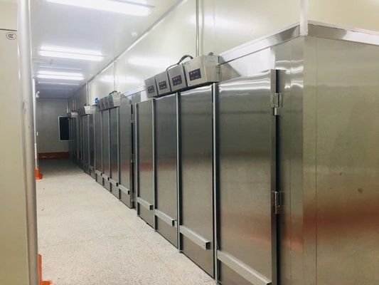 Ρόλος Yasur yst-1R2 Fermenter Proofer ζύμης τύπων στα τελικά διπλά ράφια 40X60cm δίσκοι 220V 2KW δωματίων