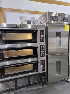 300c ηλεκτρικός φούρνος 40x60cm μπισκότο 3 γέφυρα 9 γεφυρών φούρνος δίσκων