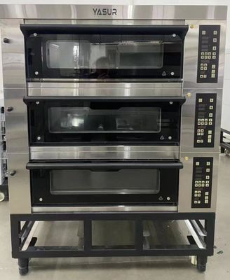 300c ηλεκτρικός φούρνος 40x60cm μπισκότο 3 γέφυρα 9 γεφυρών φούρνος δίσκων
