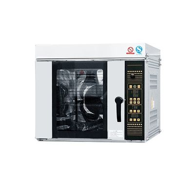 Επιτραπέζια κορυφή πέντε δίσκοι 18 &quot; X26» 12.5Kw φούρνων μεταφοράς αρτοποιείων ζεστού αέρα για το μπισκότο, Crossiant, πίσσες