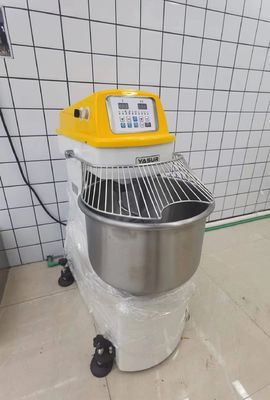 120kg Countertop ταχύτητας αναμικτών ζύμης ανοξείδωτου σπειροειδής 0.55kw διπλός σπειροειδής αναμίκτης