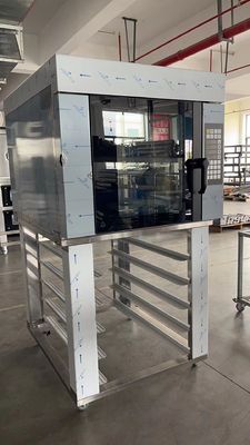 9.5kw Roaster μεταφοράς εμπορικός περιστροφικός φούρνος Croissant φούρνων δανικός